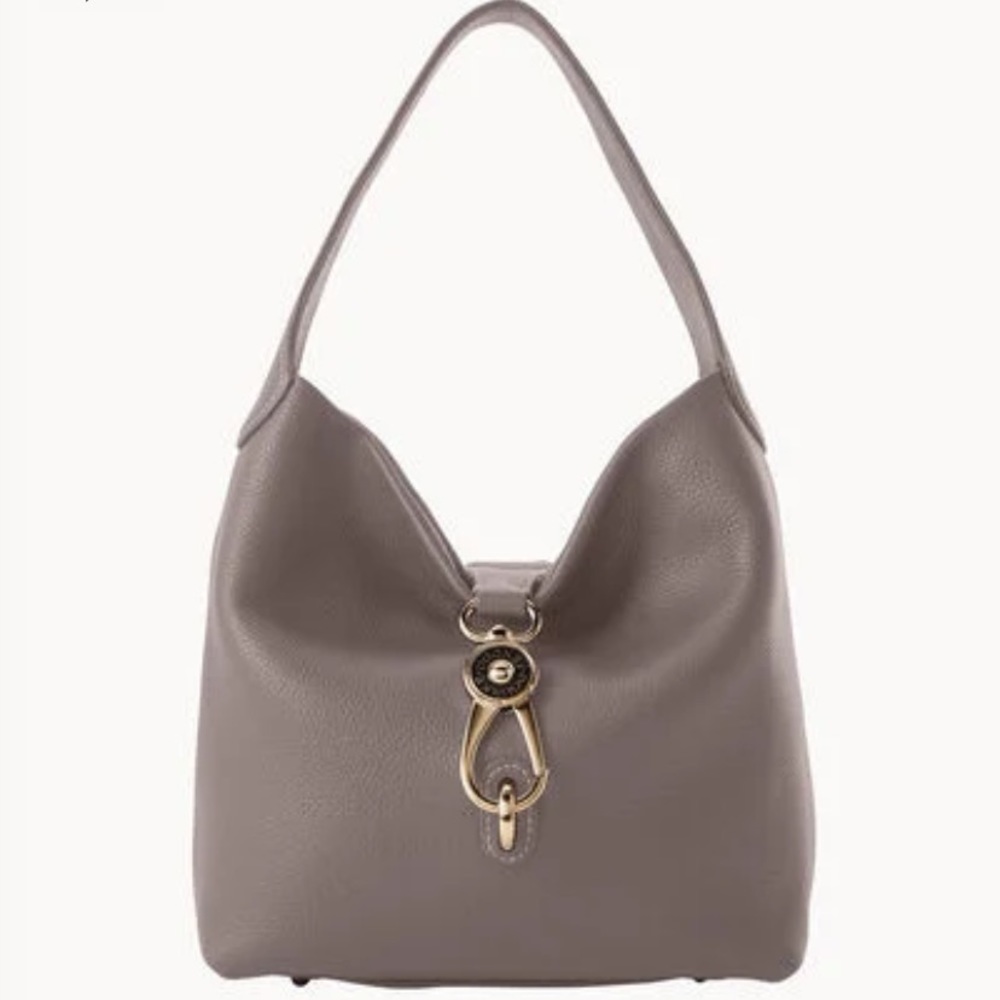 Dooney & Bourke Pebble Grain Small Logo Lock Sac